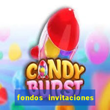 fondos invitaciones de bingo para editar