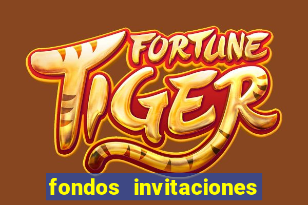 fondos invitaciones de bingo para editar