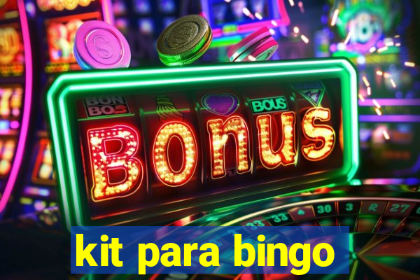 kit para bingo