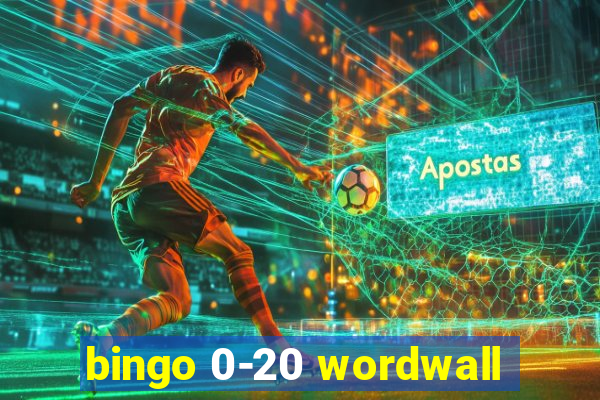 bingo 0-20 wordwall