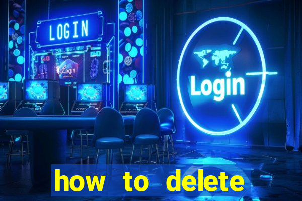 how to delete account in bingo plus