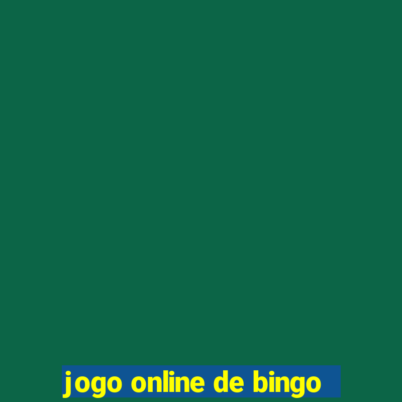 jogo online de bingo