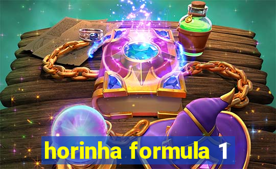 horinha formula 1